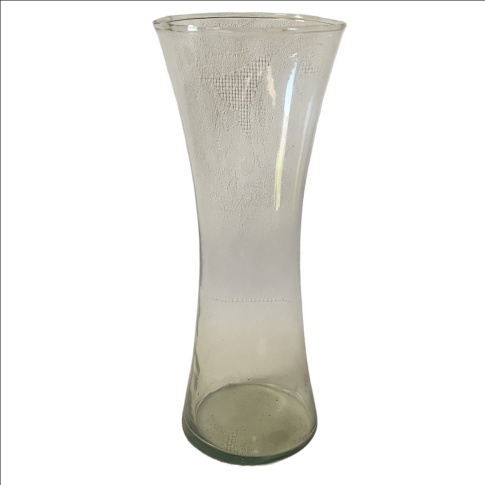 Elegant Clear Glass Vase